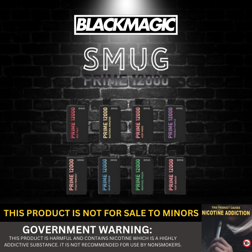 SMUG 12,000 PUFFS | COMPATIBLE TO BLACK ELITE V1