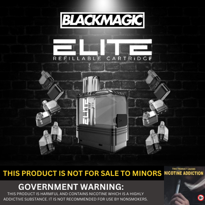 ROYAL ELITE REFILLABLE CARTRIDGE | COMPATIBLE TO BLACK ELITE VERSION 1