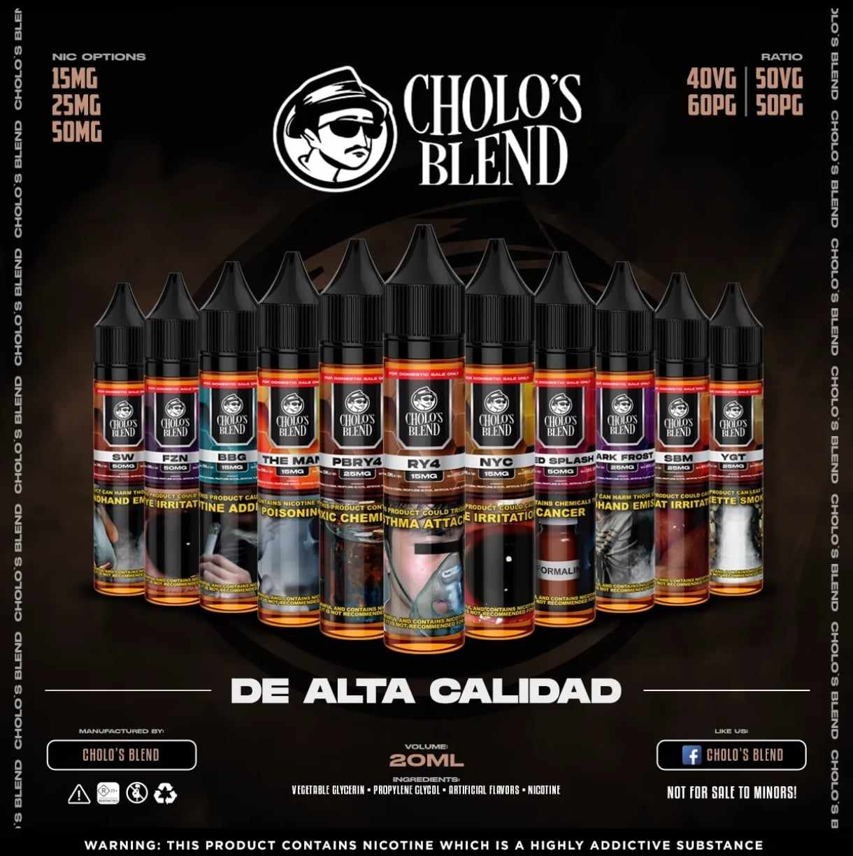 CHOLO'S BLEND SALTNIC 20ML