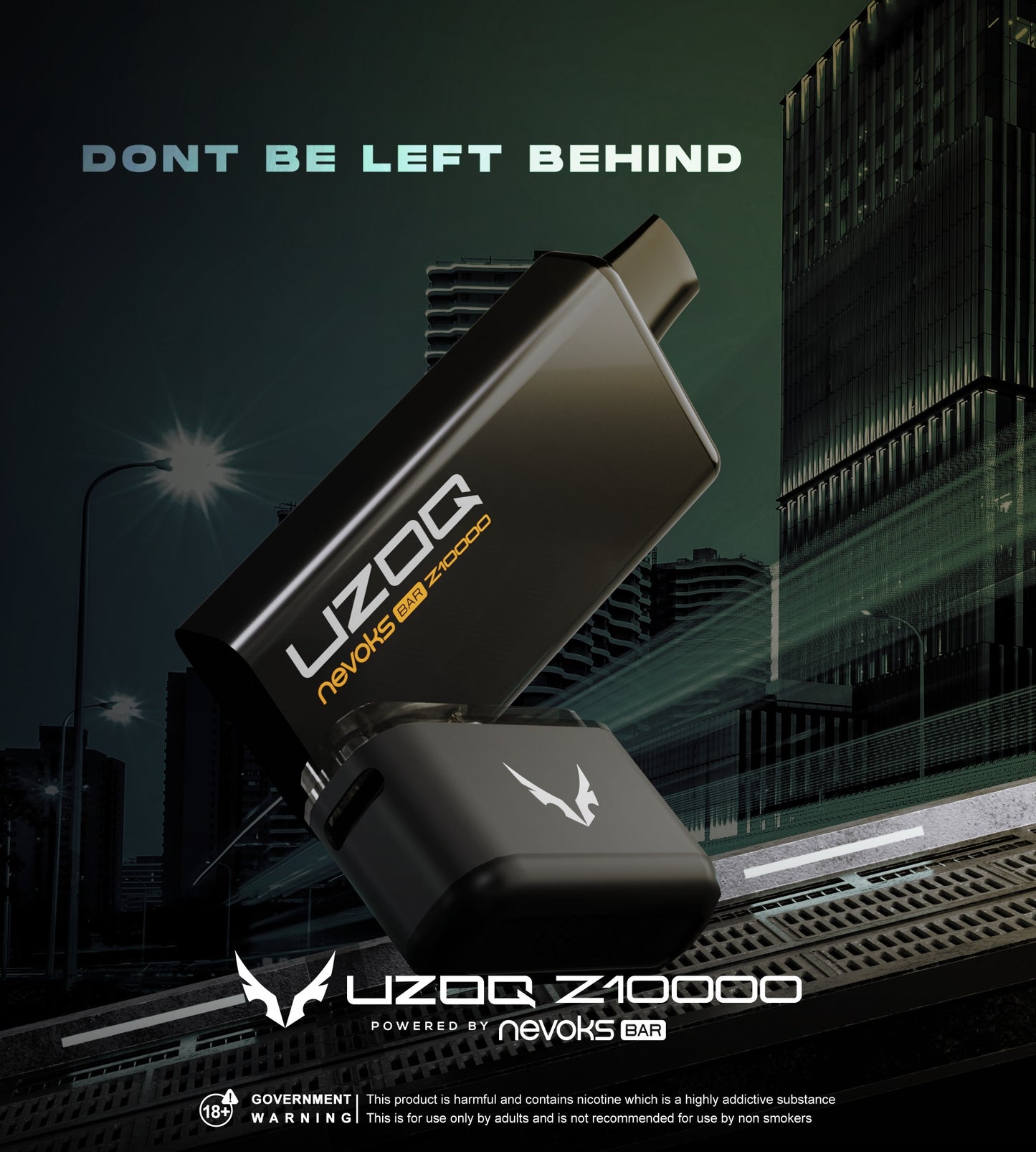 UZOQ POWERED BY NEVOKS DISPOSABLE POD 10,000 PUFFS