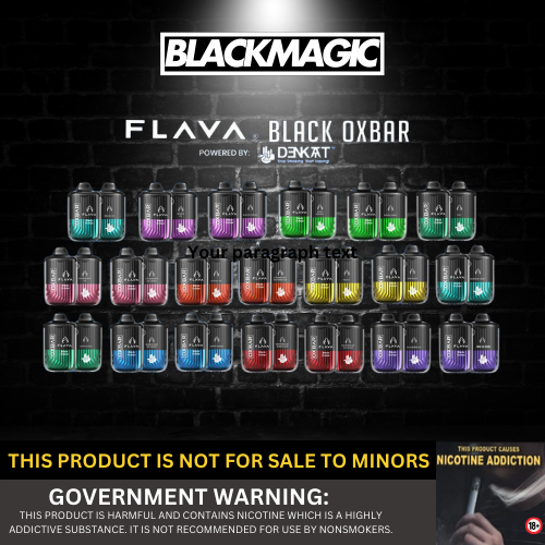 FLAVA BLACK OXBAR 9,500 PUFFS KIT