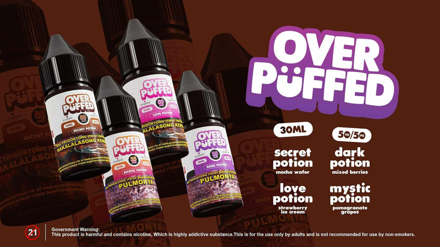 OVERPUFFED FREEBASED & SALTNIC 30ML